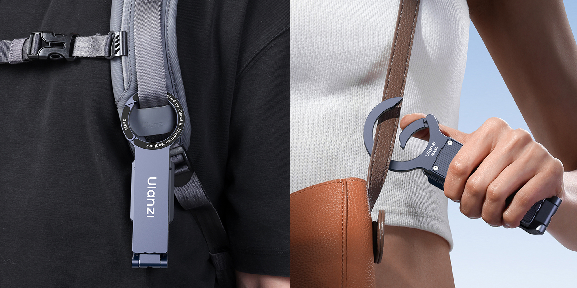 Uchwyt do smartfona Ulanzi MA58 z kieszenią na dysk M.2